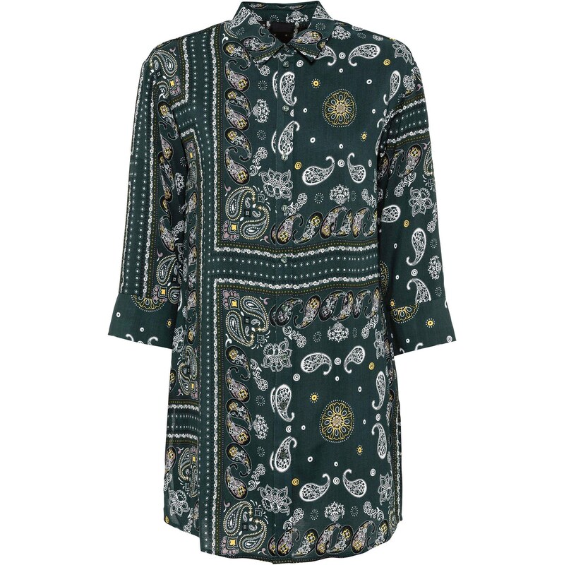 bonprix Dlhá blúzka, farba zelená 48937120