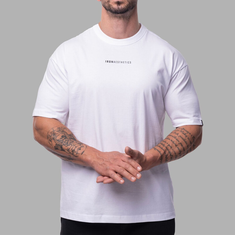 Oversize tričko Iron Aesthetics Vibe Tee, biele 62644648