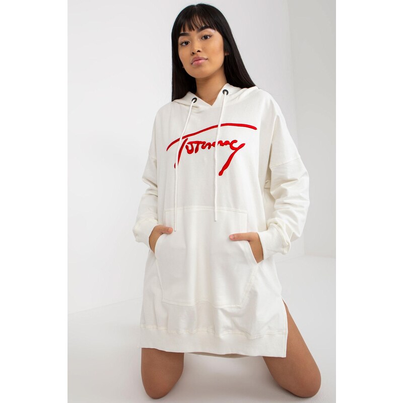 MladaModa Mikina klokanka s kapucňou a vyšívaným nápisom model 33525 62701973