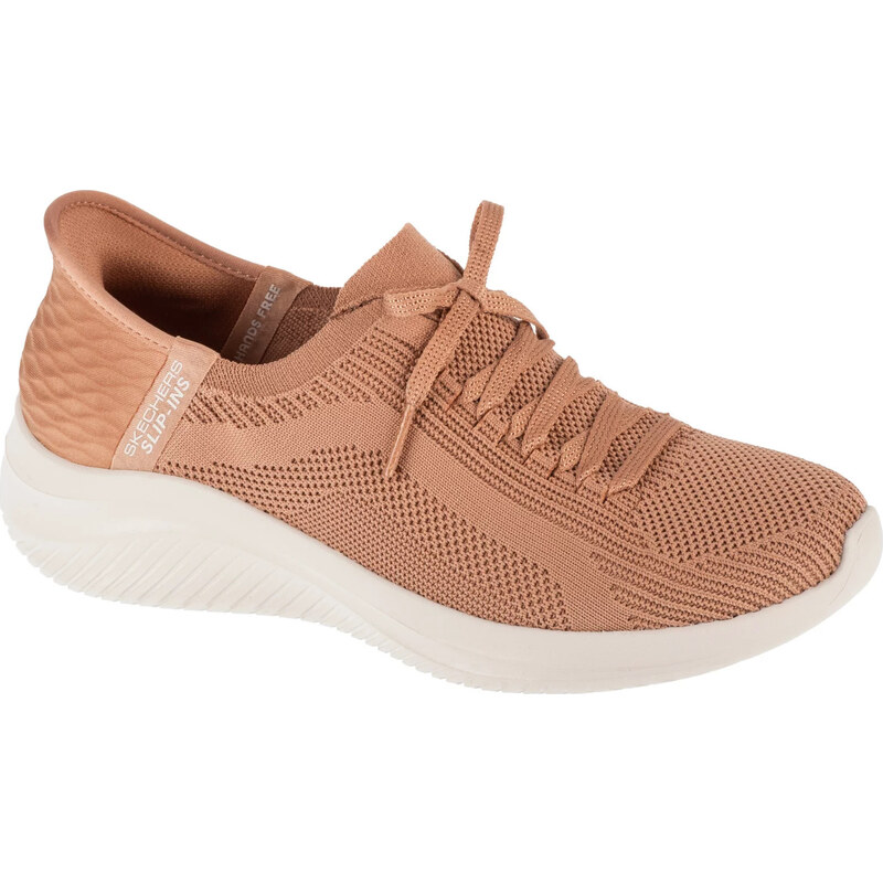 Svetlohnedé dámske tenisky Skechers Slip-Ins Ultra Flex 3.0 - 62337016