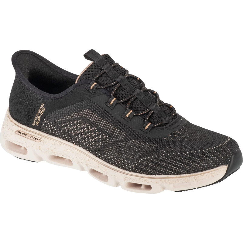 Čierne dámske tenisky Skechers Slip-Ins: Glide-Step Gratify - Pace 62380494