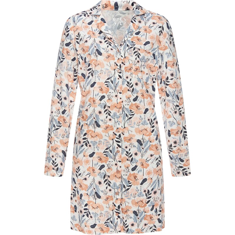 VIVANCE Nočná košieľka námornícka modrá / opálová / oranžová / biela 63156517