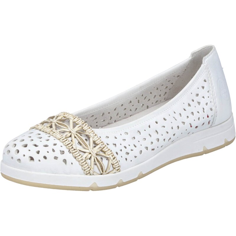 Rieker Baleríny biela 62706825
