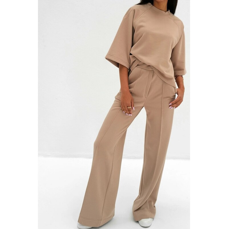 Mosquito Dámske tepláky Melgo Beige béžové, Farba béžová 62703398