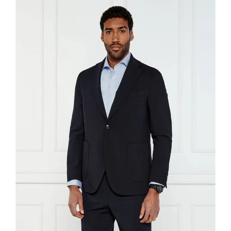 Oscar Jacobson Sako Ferry | Regular Fit | s prímesou vlny 62703791