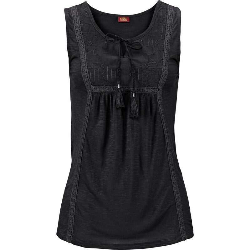 BUFFALO Top čierna 64100112