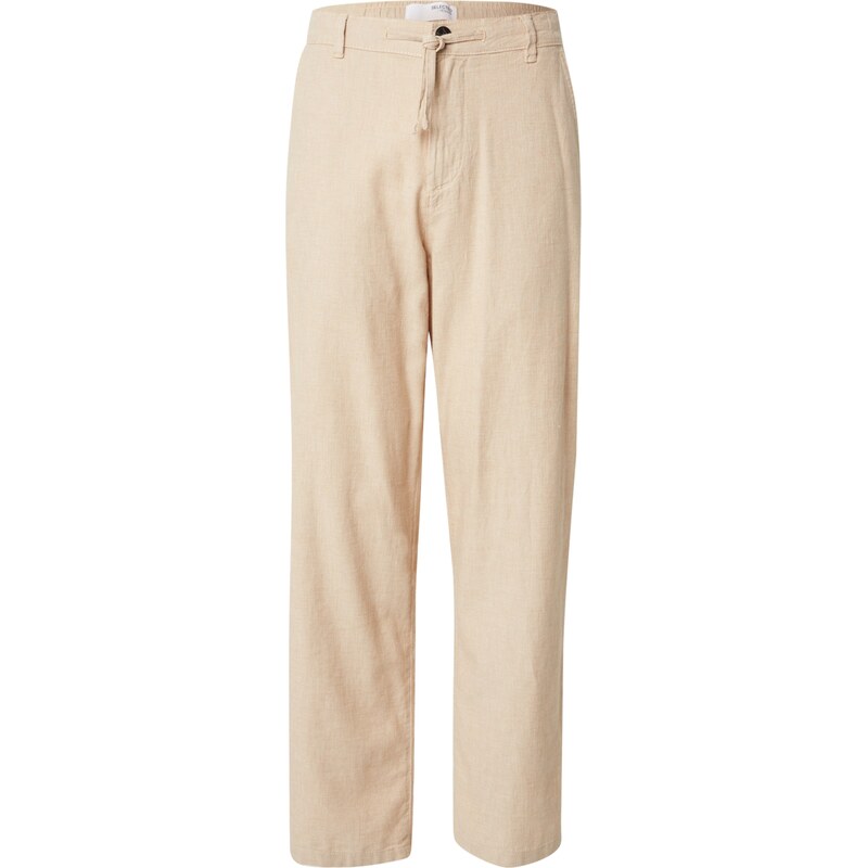 SELECTED Nohavice SLH220-BRODY SUN žltohnedá 63213139