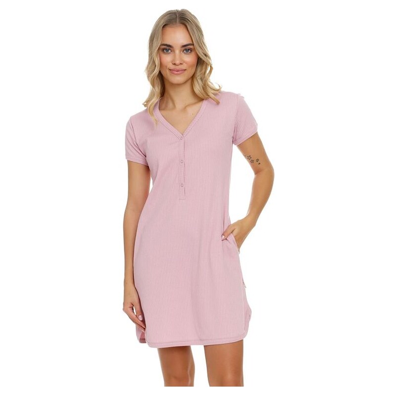 DN Nightwear Dámska nočná košieľka Papaya ružová 62839735