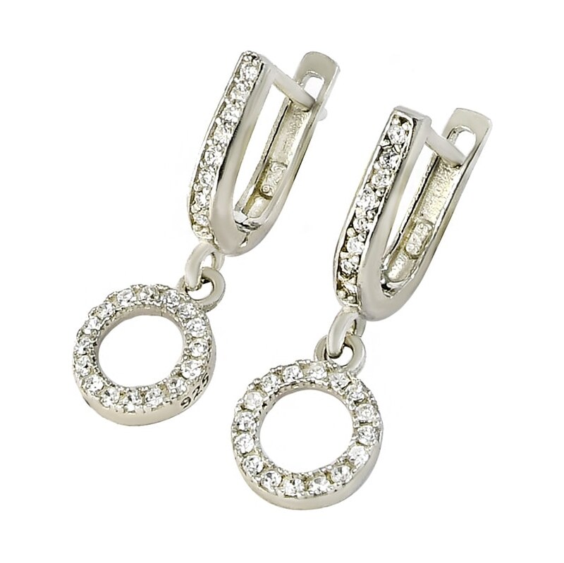 Strieborné náušnice Glare 719 62712152