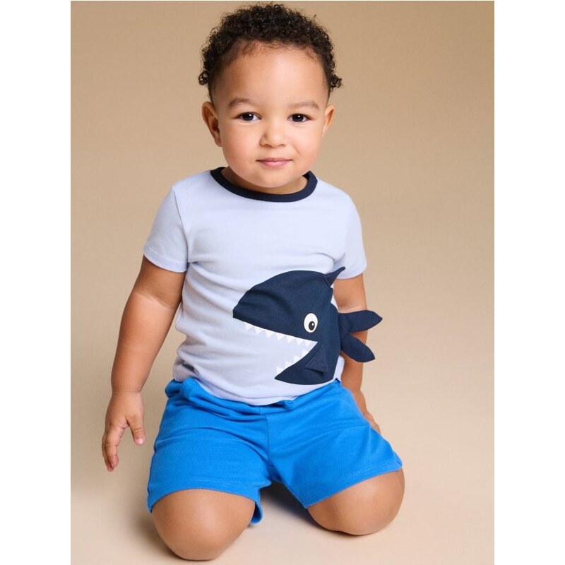 Sinsay - Kraťasy Zombie Dash - svetlomodrá 65759795