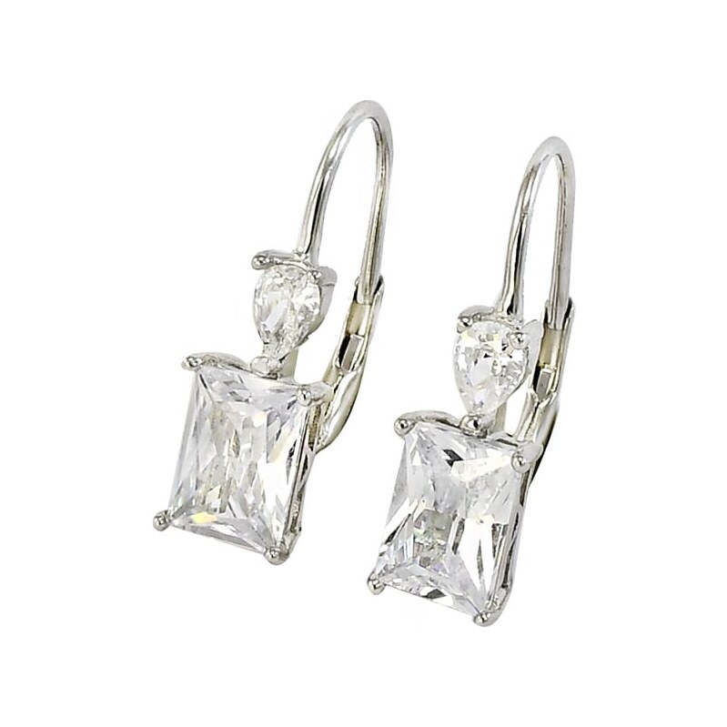 Strieborné náušnice Glare 726 62714060