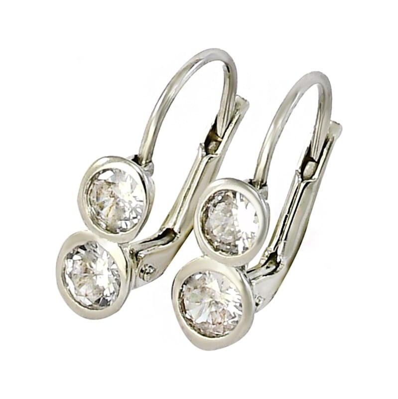 Strieborné náušnice Glare 722 62714056