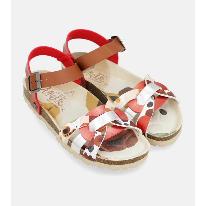 Anekke dámske štýlové sandále Alma red 62717707