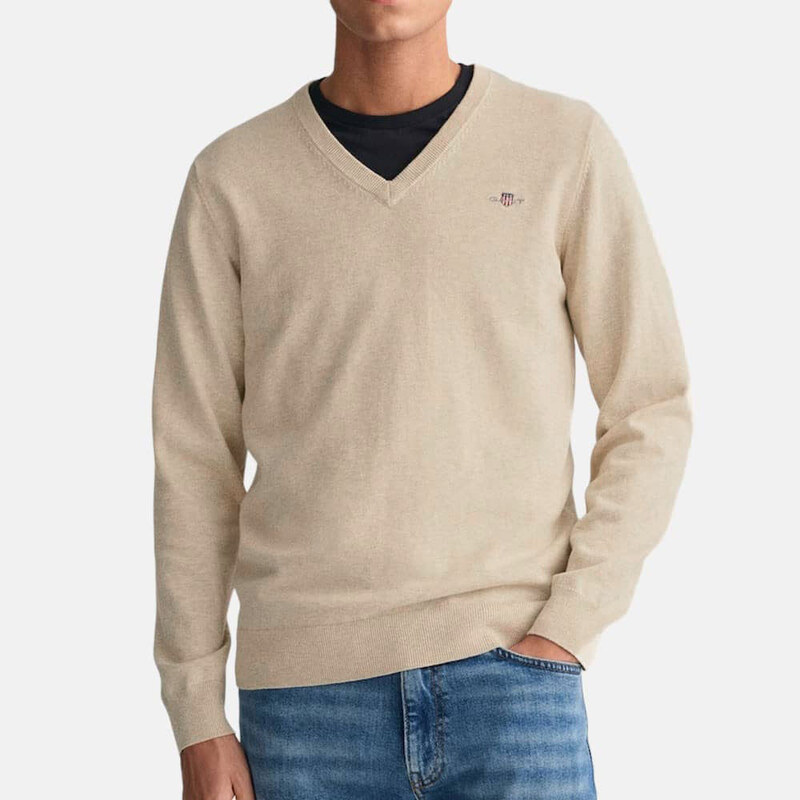 Světle Béžový svetr Gant 56158 62716445