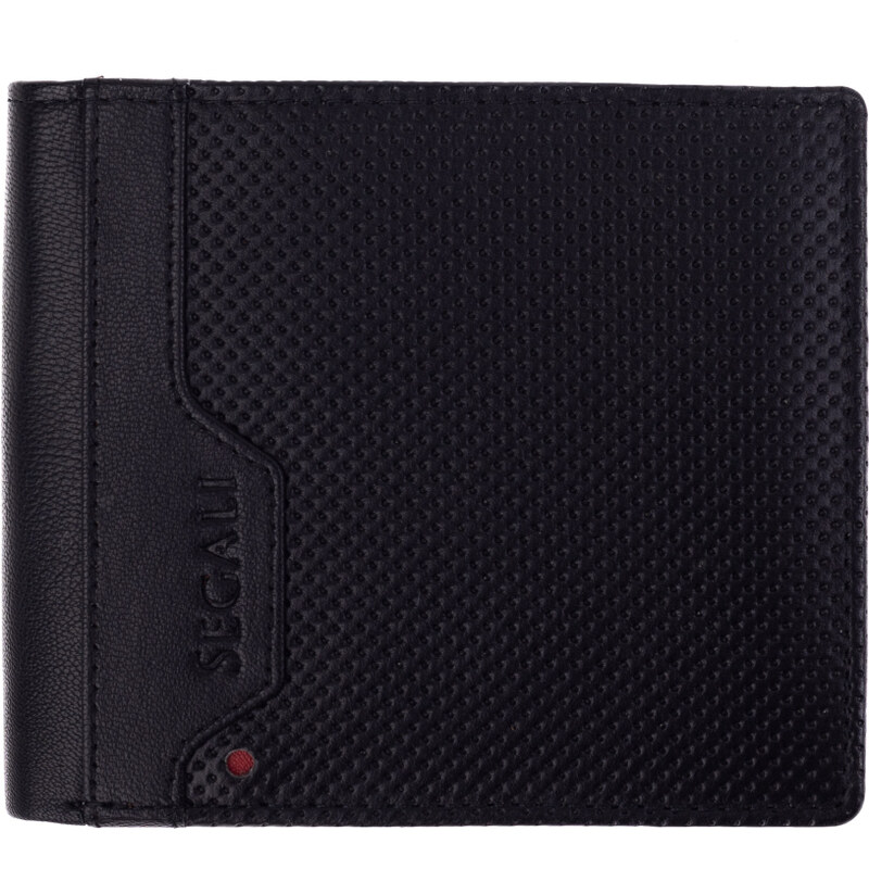 SEGALI Pánska kožená peňaženka 1039T black 66586608