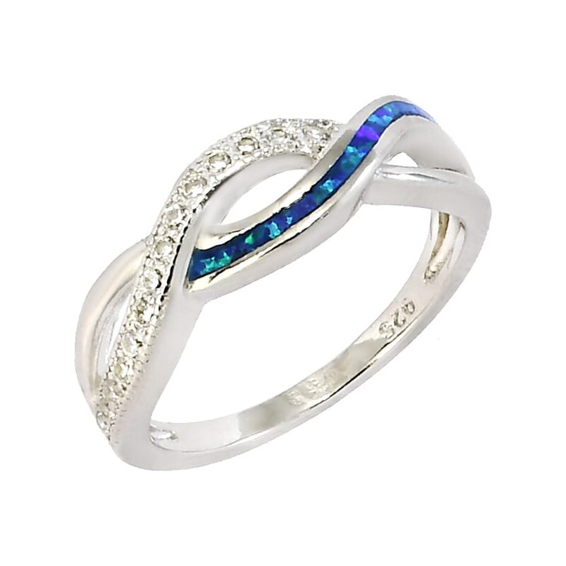 Strieborný prsteň Glare 853 62721130