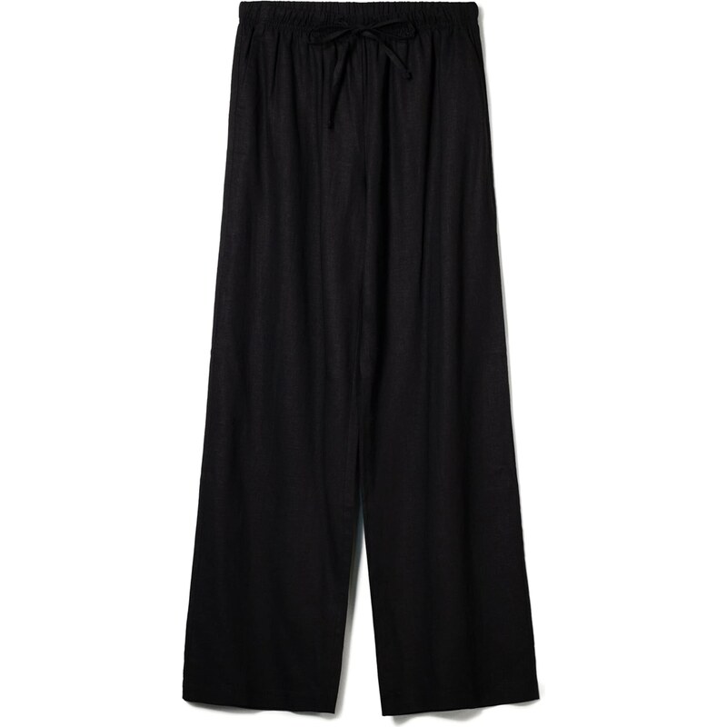 Bershka Nohavice čierna 62936934