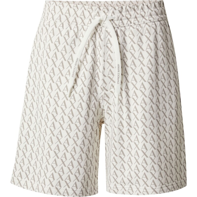 ARMANI EXCHANGE Nohavice béžová / biela 62730319