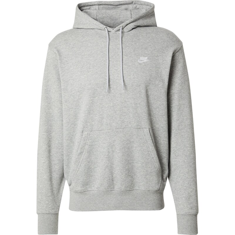 Nike Sportswear Mikina Club Fleece sivá melírovaná / biela 62730485