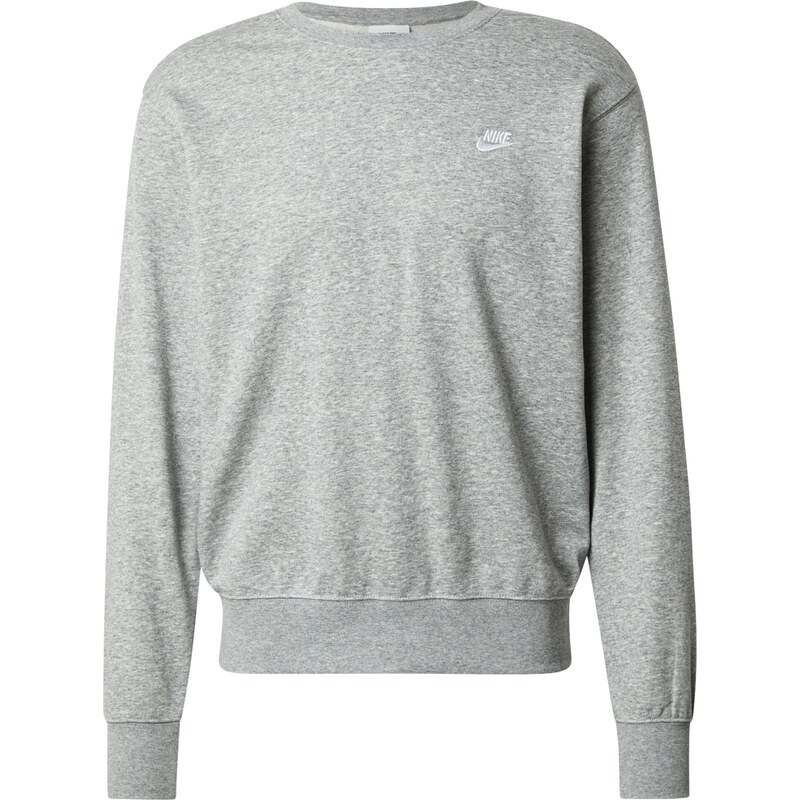 Nike Sportswear Mikina Club Fleece sivá melírovaná / biela 62730613