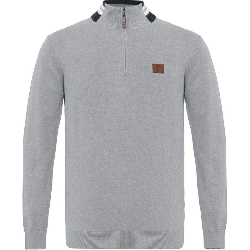 Jacey Quinn Sveter hnedá / sivá 63087304