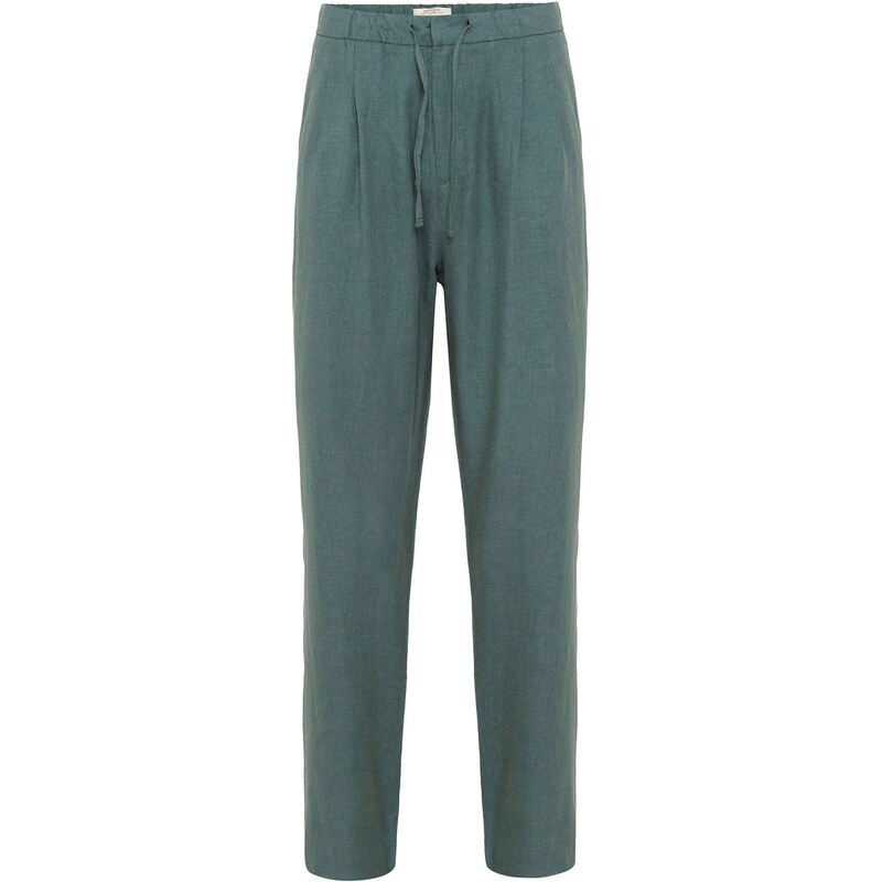 Antioch Plisované nohavice zelená melírovaná 65874660