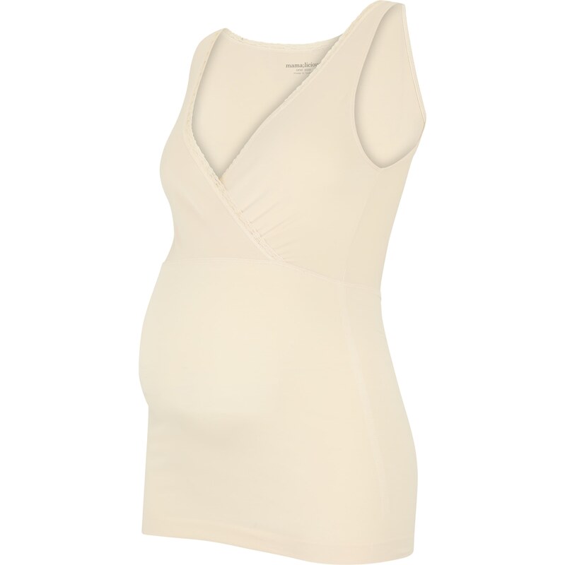 MAMALICIOUS Top MLHeal Tess biela ako vlna 62730372