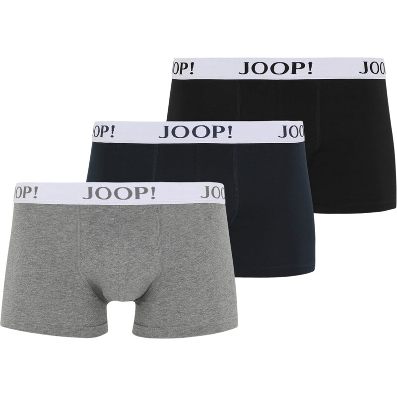 JOOP! Boxerky námornícka modrá / sivá melírovaná / čierna / biela 63135291