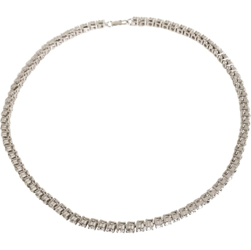 Urban Classics Retiazka strieborná / priehľadná 62729540