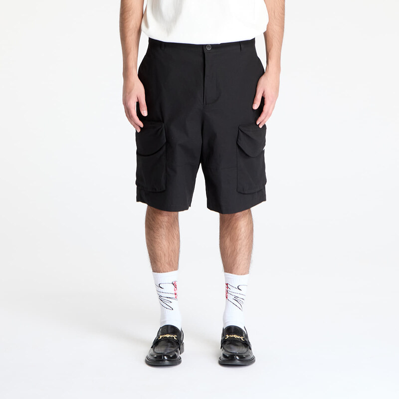 Šortky Daily Paper Cotton Cargo Shorts Oyster Black XL 62738717