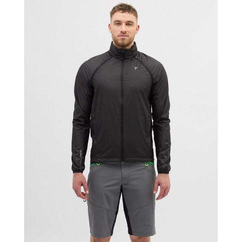 Pánska vetruvzdorná bunda Silvini Vetta čierna/sivá 42863348