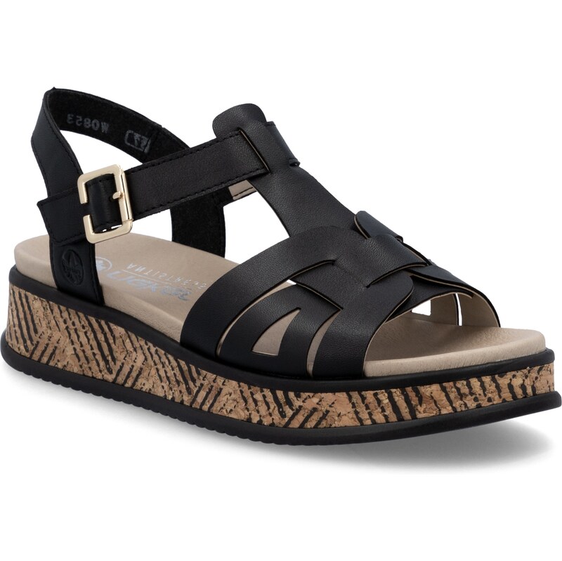 Kožené sandále Rieker 62738785