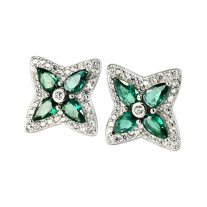 Strieborné náušnice Glare 732 62739569