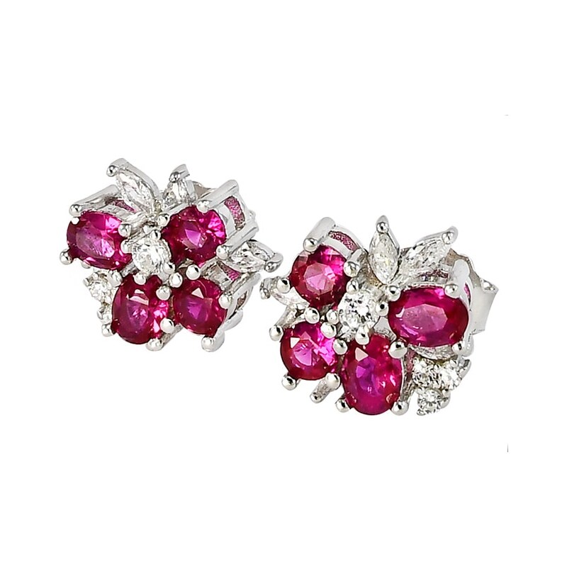 Strieborné náušnice Glare 728 62739565