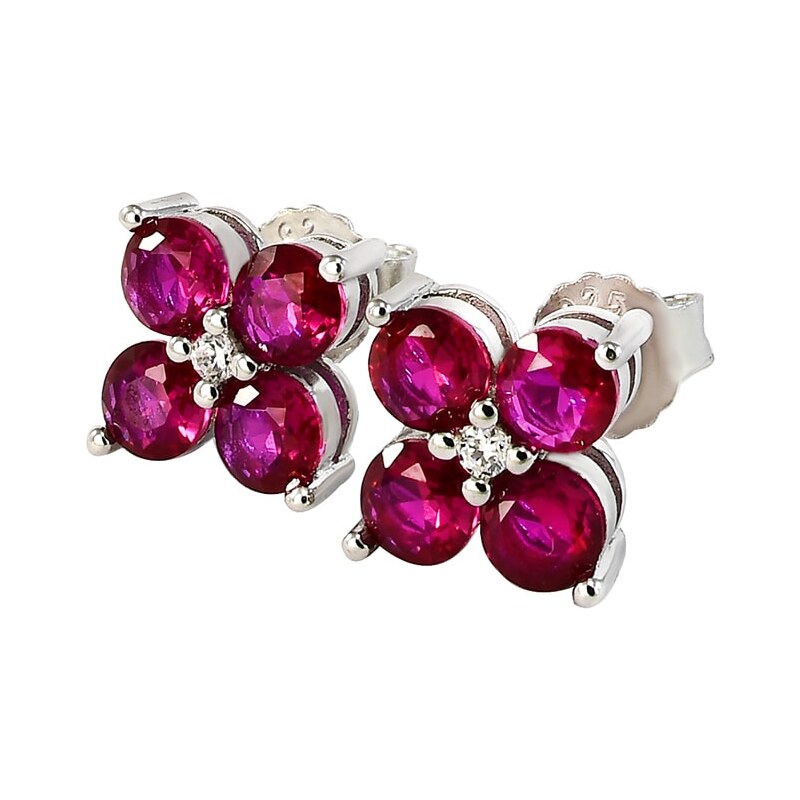 Strieborné náušnice Glare 730 62739567