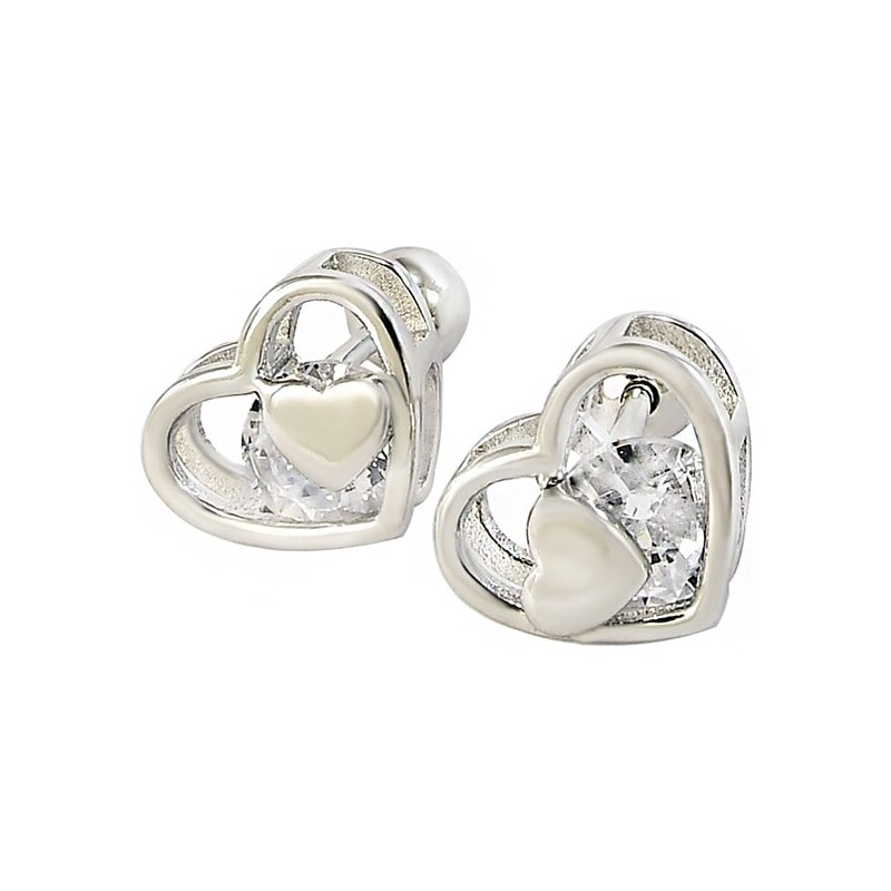 Strieborné náušnice Glare 736 62739573