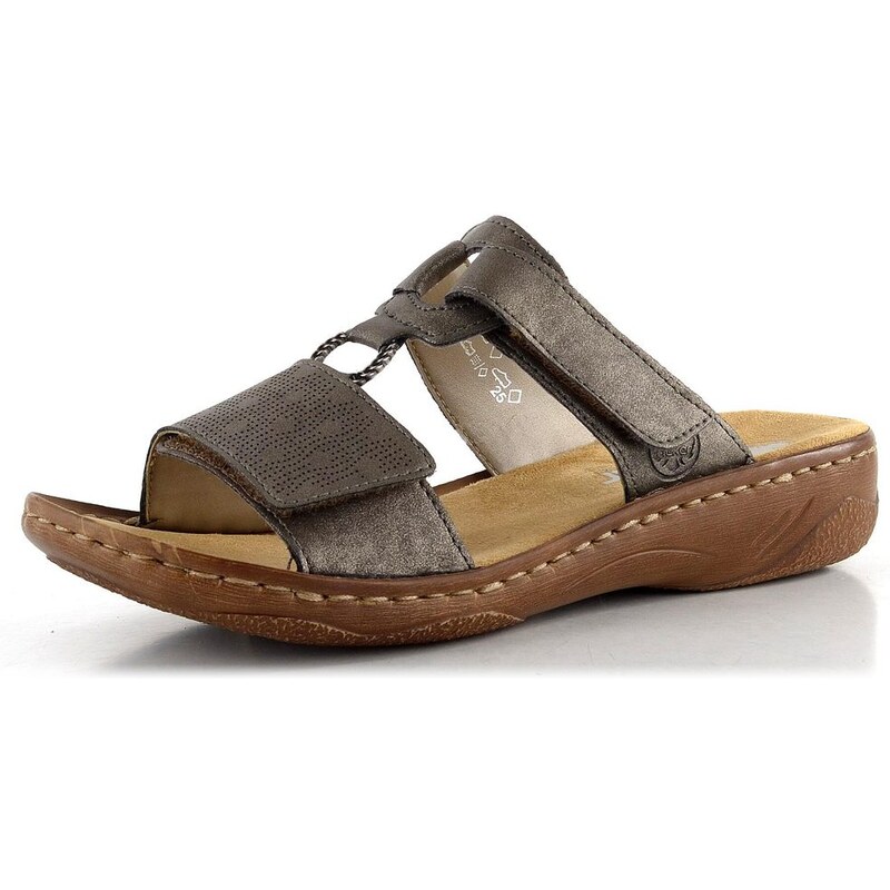 Rieker šľapky s pásikmi na suchý zips Mineral V2885-42 62752561