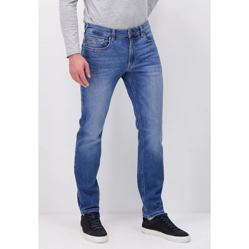 Pánske elastické svetlomodré džínsy FYNCH-HATTON modern fit 62740746