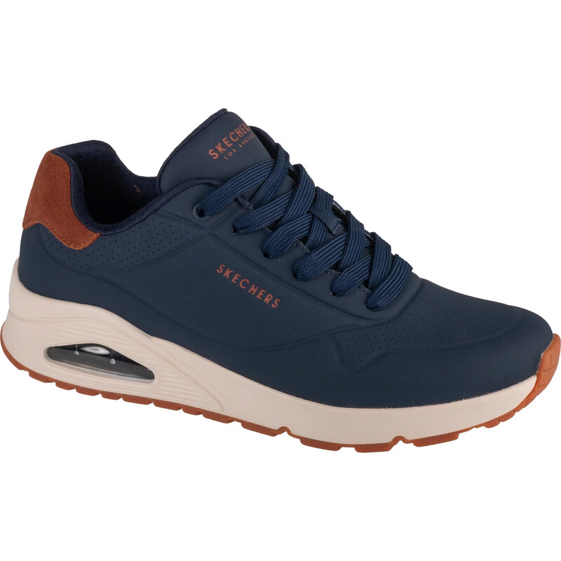 Tmavomodré pánske tenisky Skechers Uno - Suited On Air 183004-NVY 62741069