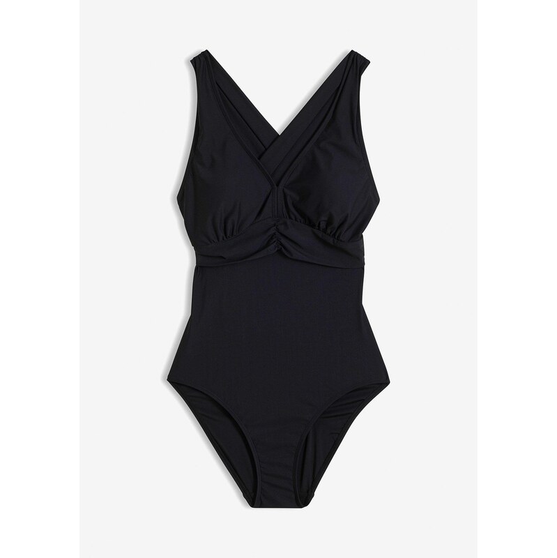 bonprix Sťahovacie plavky s ľahkým tvarujúcim efektom, prekrížené 62741140