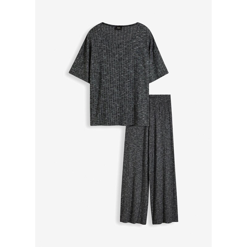 bonprix Domáce oblečenie, oversized, farba čierna 62741467