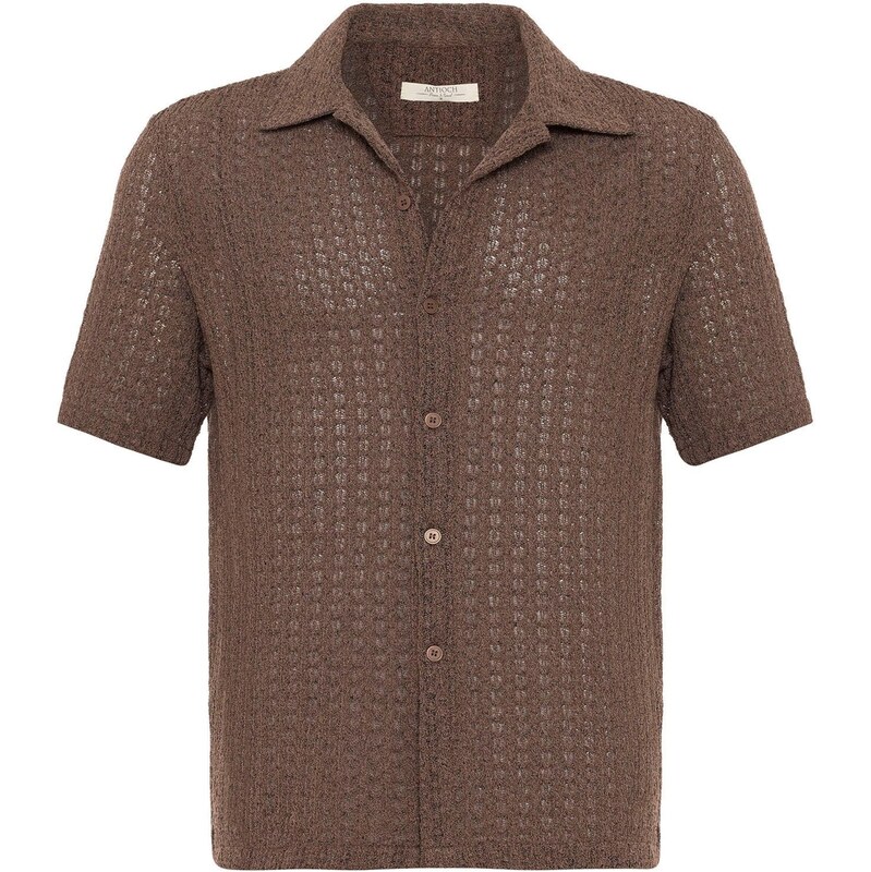 Antioch Košeľa hnedá 63107837