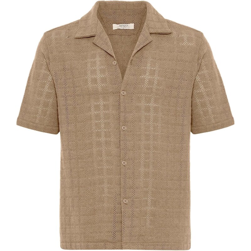 Antioch Košeľa mokka 63087367