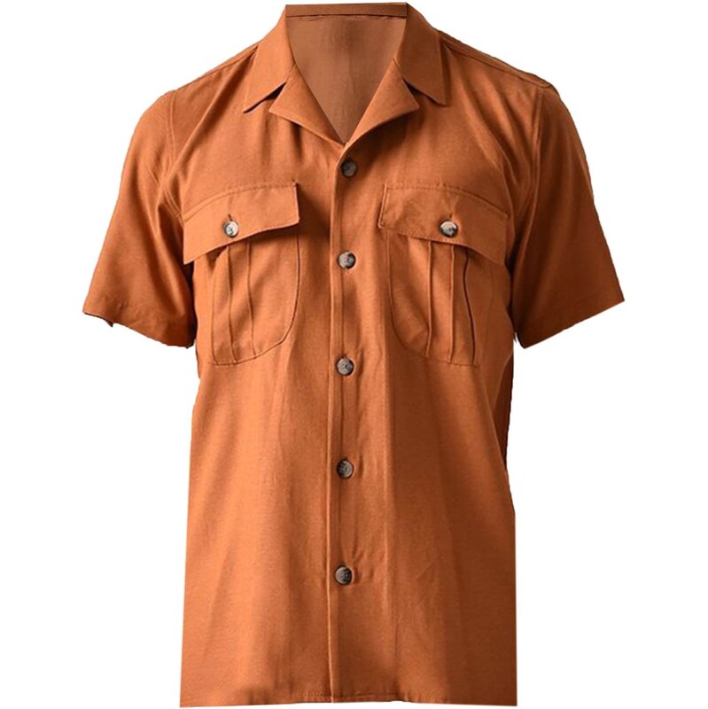 Antioch Košeľa tmavooranžová 63087504