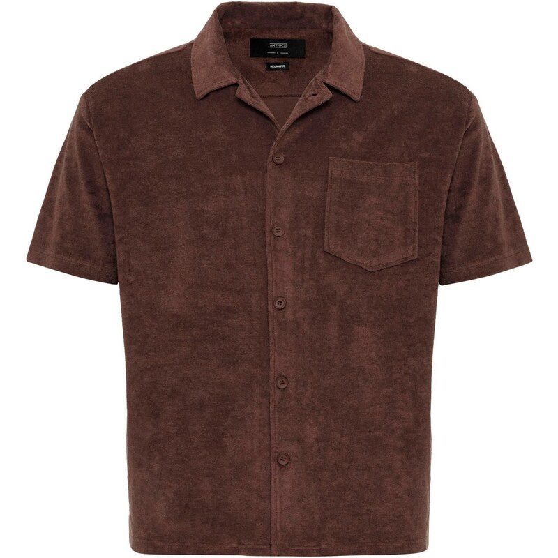 Antioch Košeľa tmavohnedá 62854918