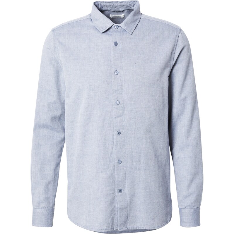KnowledgeCotton Apparel Košeľa modrosivá 63164012