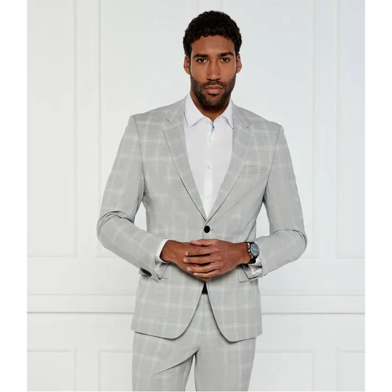 HUGO Sako Henry232X | Slim Fit | s prímesou vlny 62742522