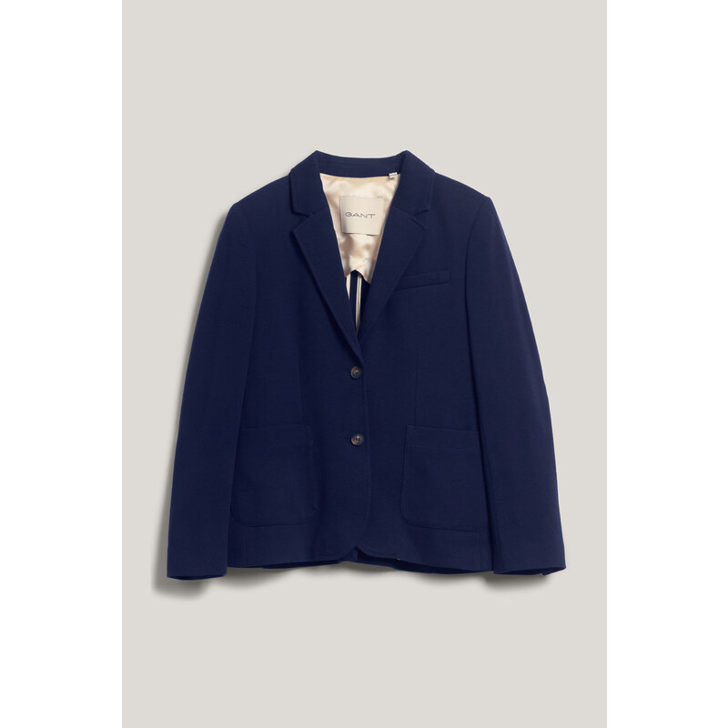 SAKO GANT SLIM PIQUE BLAZER EVENING BLUE 67313290