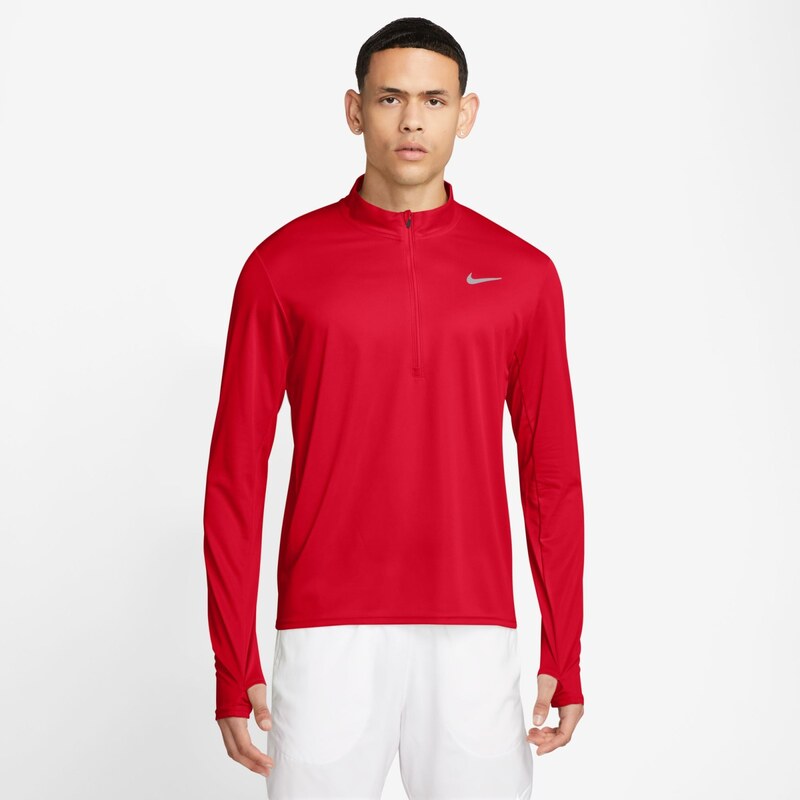 Nike Pacer Mens Dri-FIT 1/2-Zip Running Top UNIVERSITY RED/REFLECTIVE 62744488
