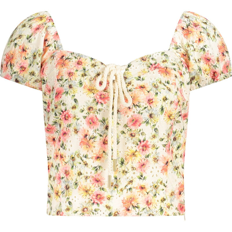 GUESS JEANS Dámsky kvetinový crop top GUESS 64707312